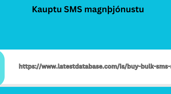 Kauptu SMS magnþjónustu