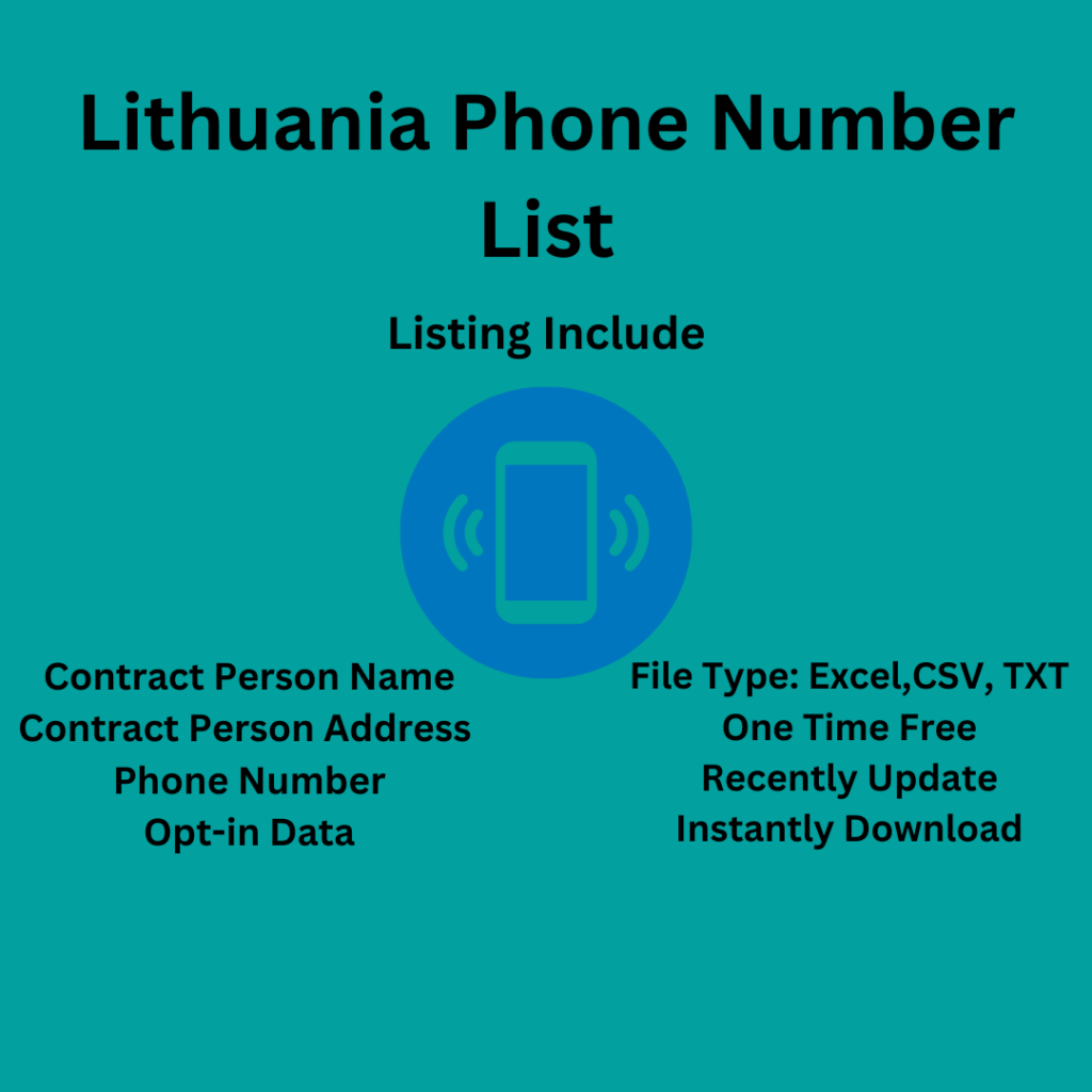 Lithuania Phone Number List