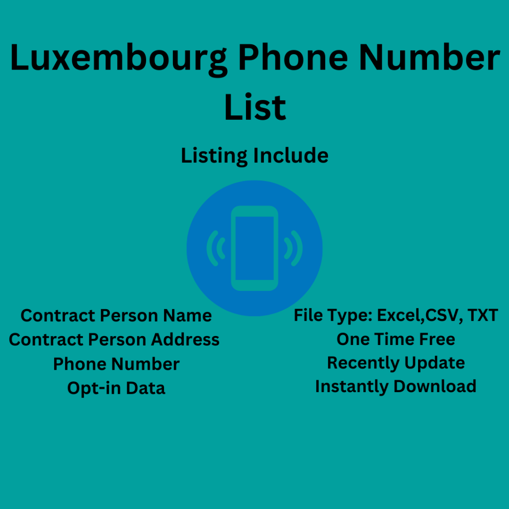 Luxembourg Phone Number List