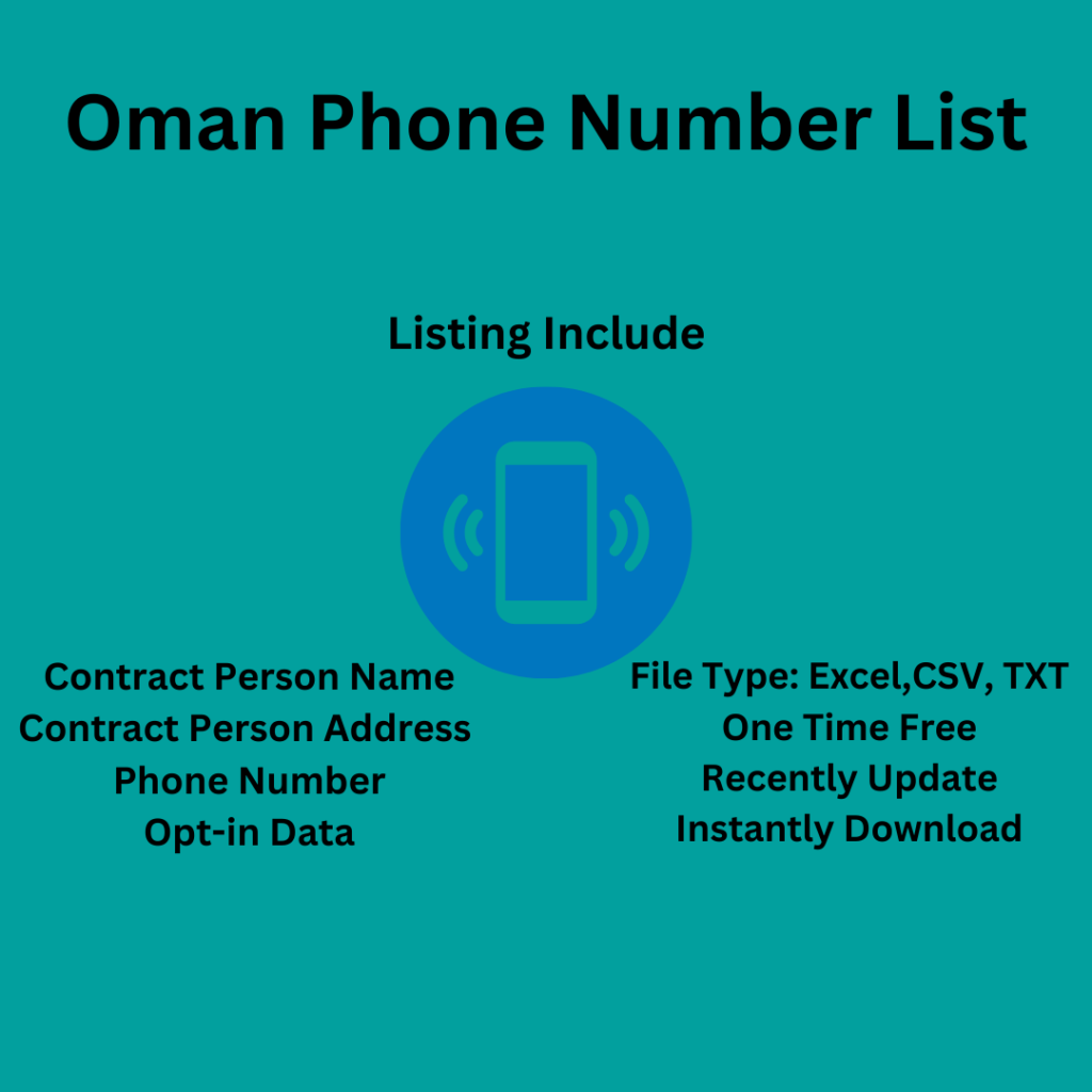 Oman Phone Number List