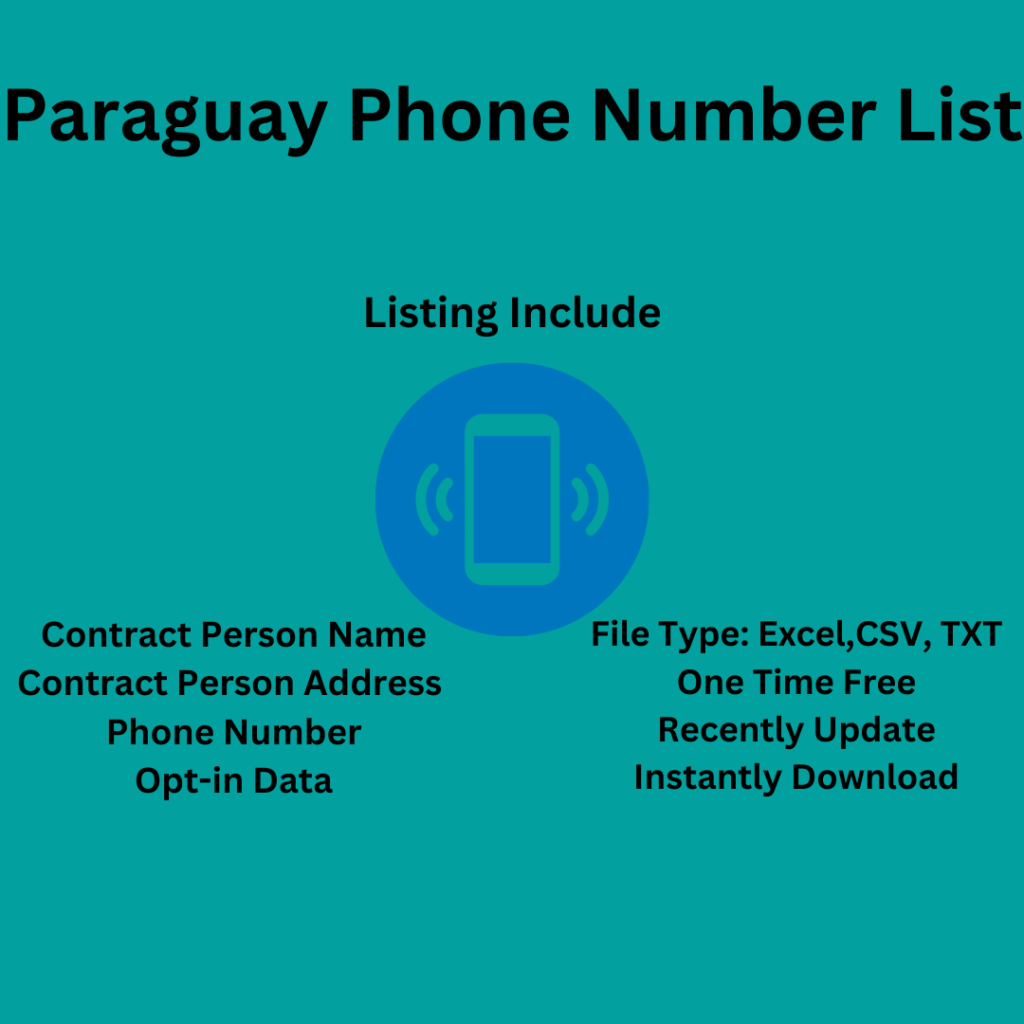 Paraguay Phone Number List