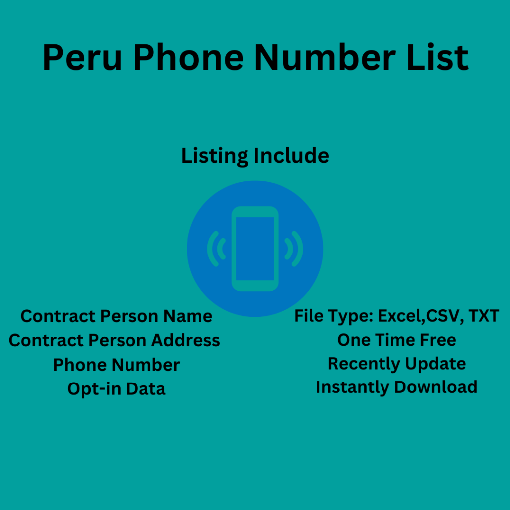 Peru Phone Number List