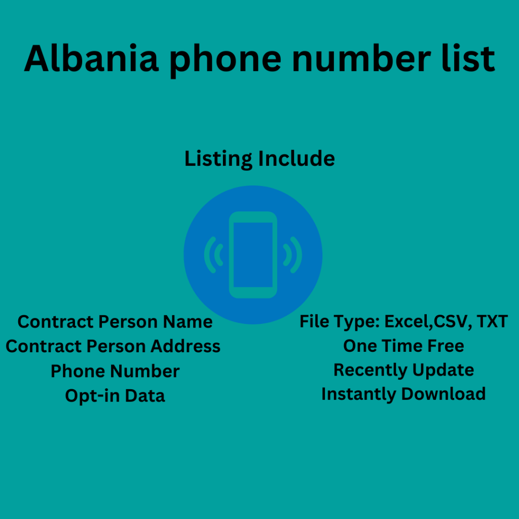 Albania phone number list