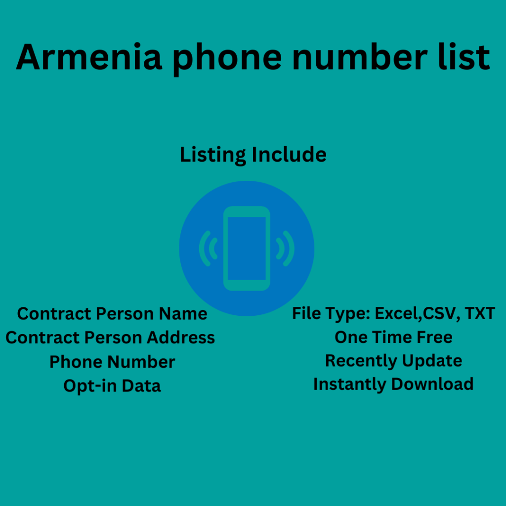 Armenia phone number list