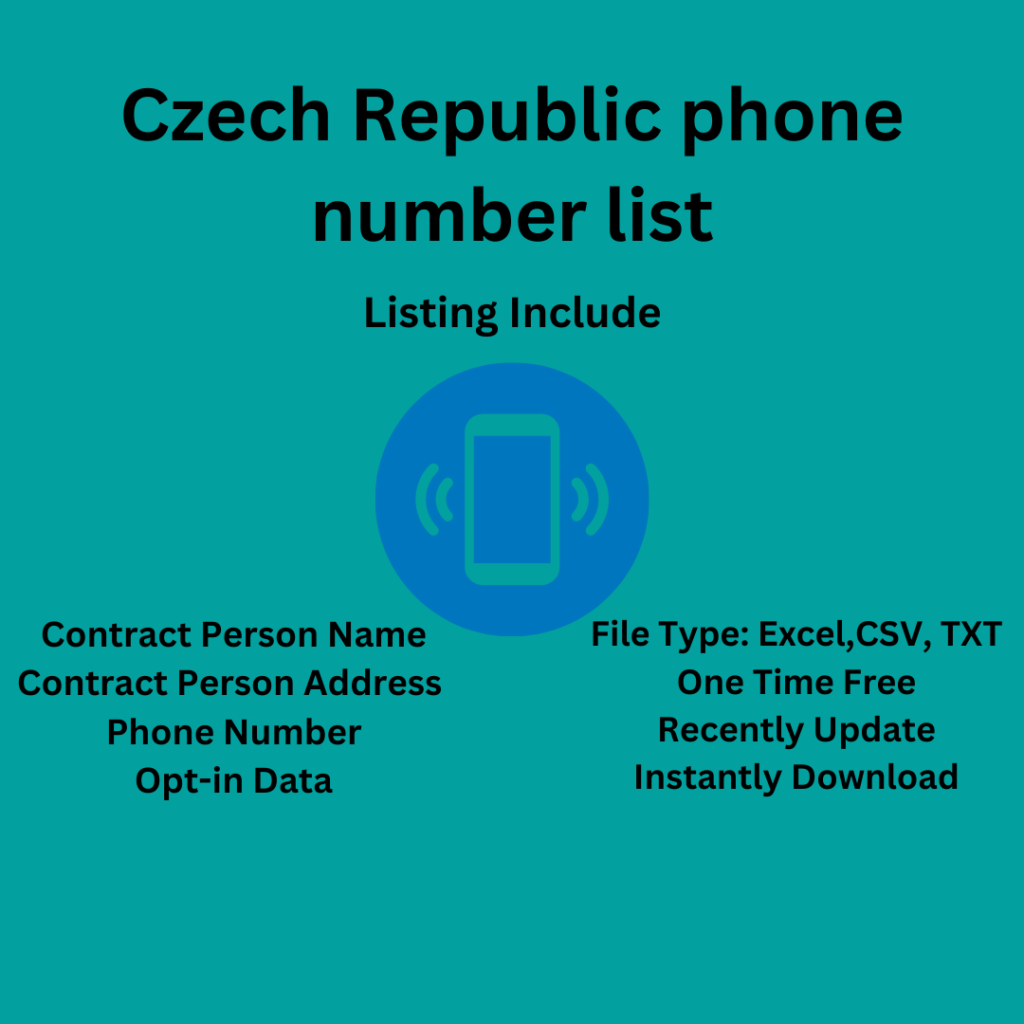 Czech Republic Phone Number List