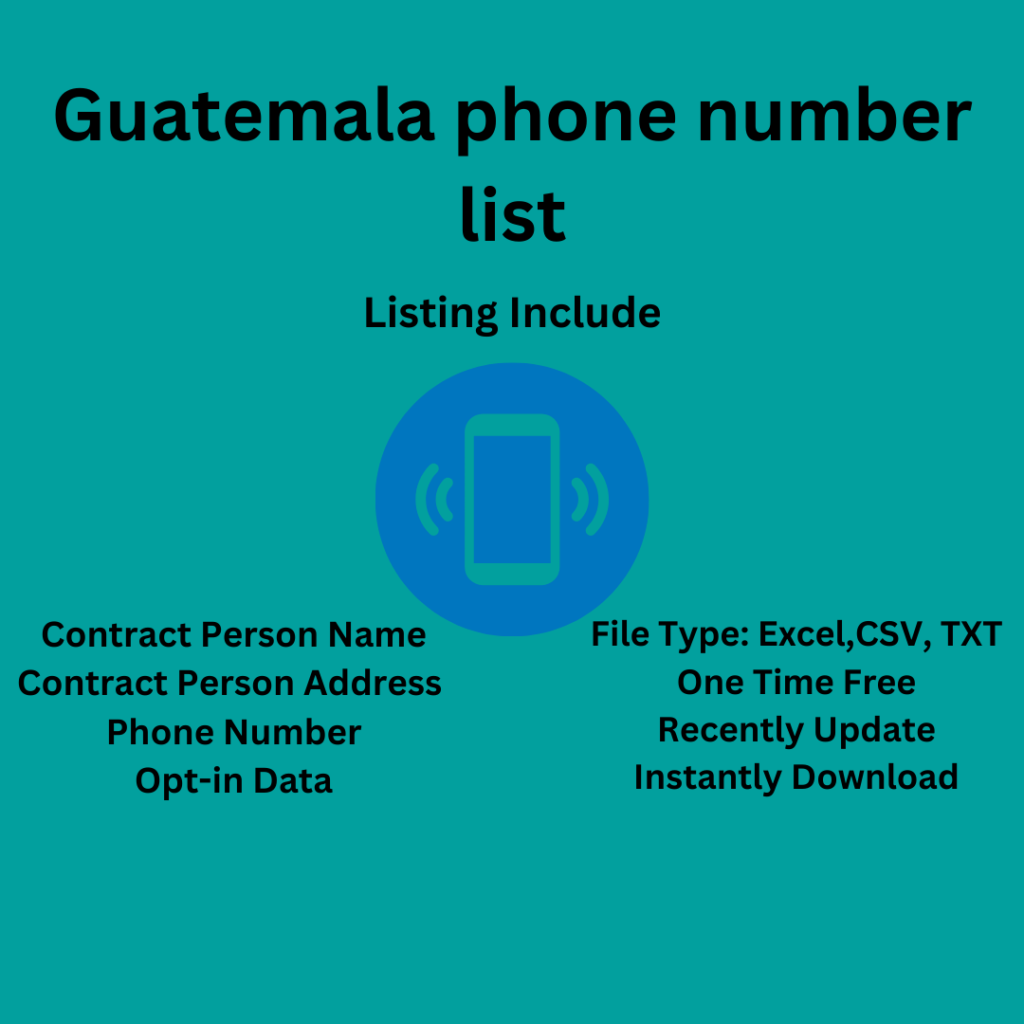 Guatemala Phone Number List