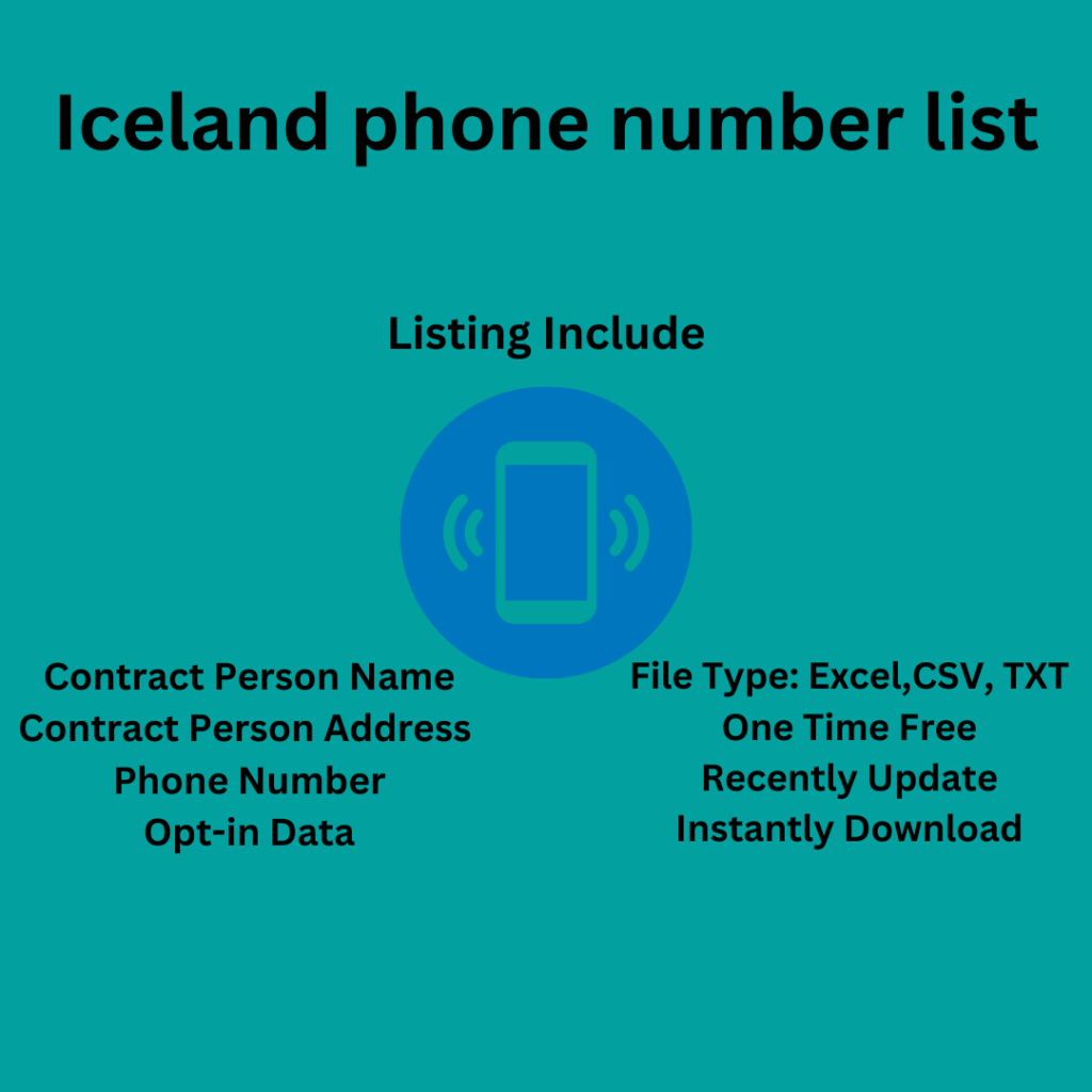 Iceland Phone Number List