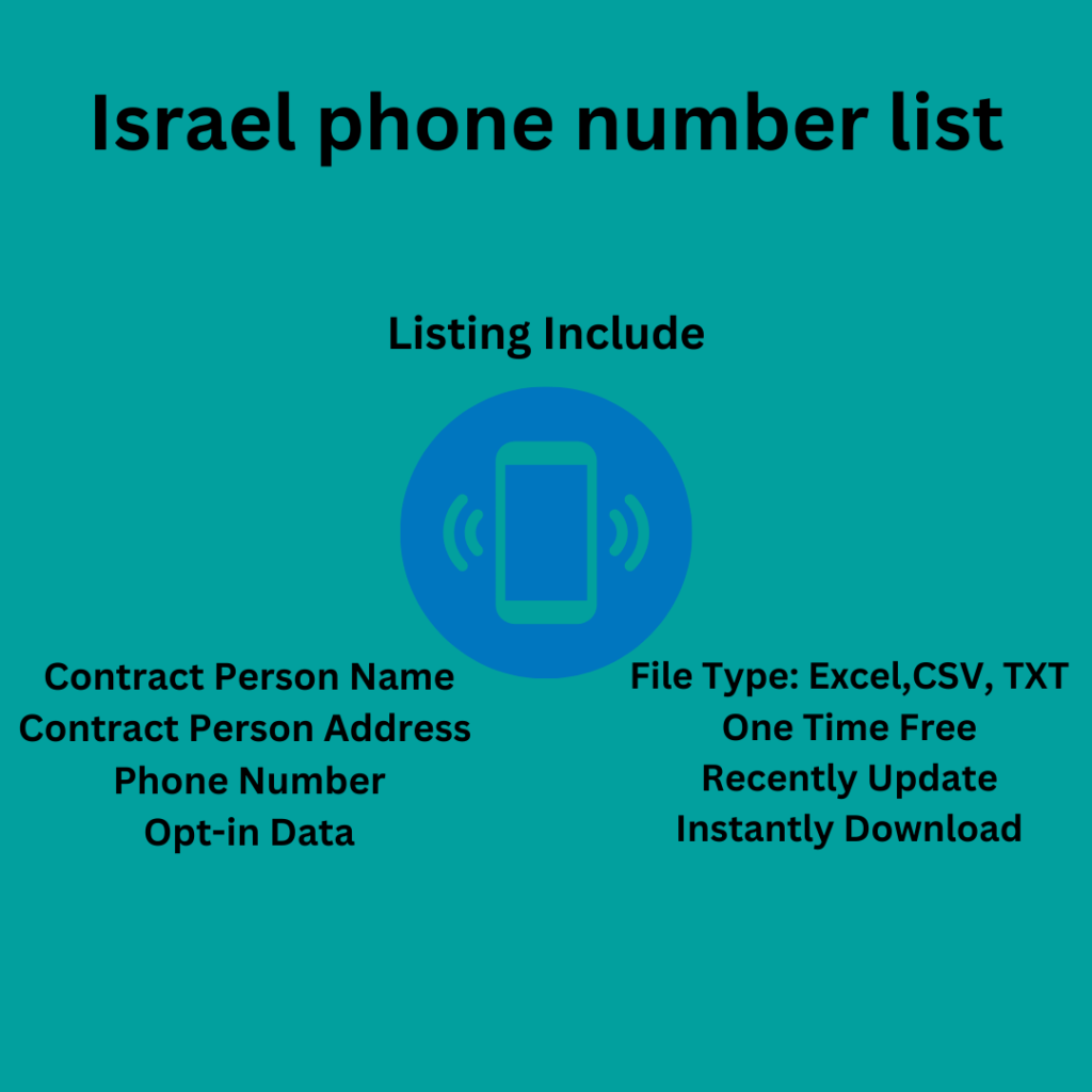 Israel Phone Number List
