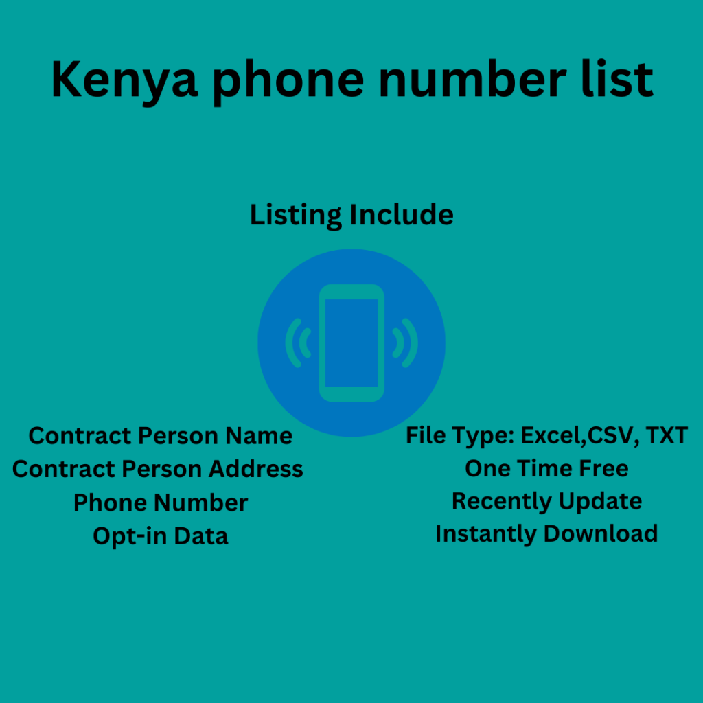Kenya Phone Number List