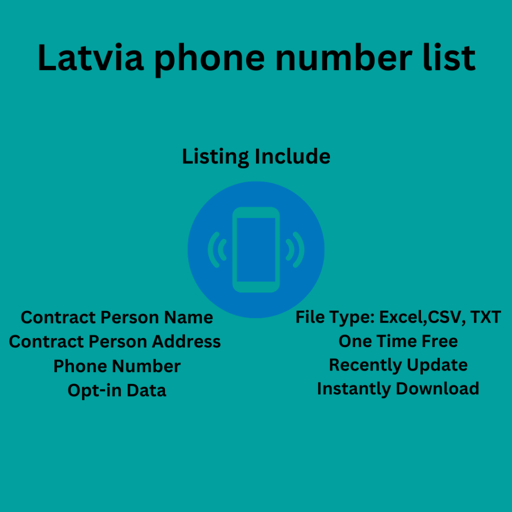 Latvia Phone Number List