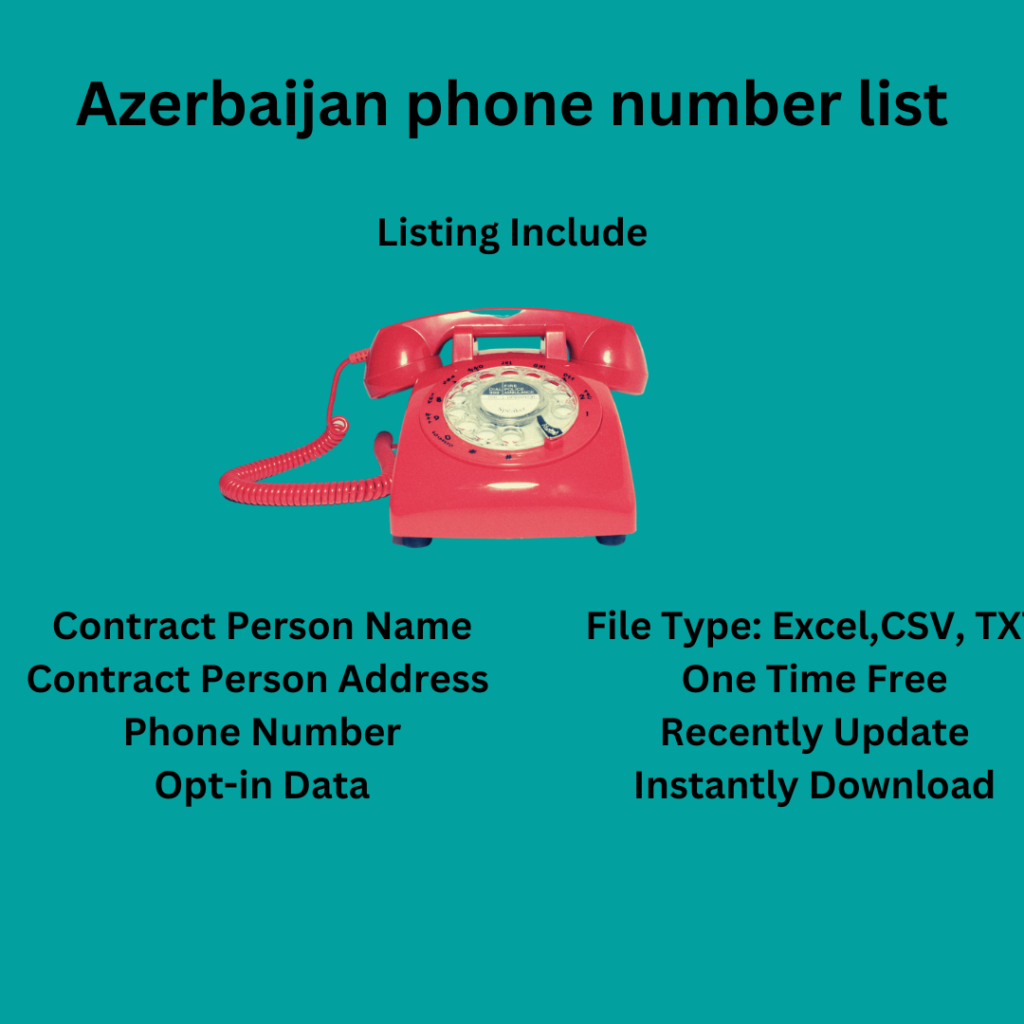 Azerbaijan Phone Number List