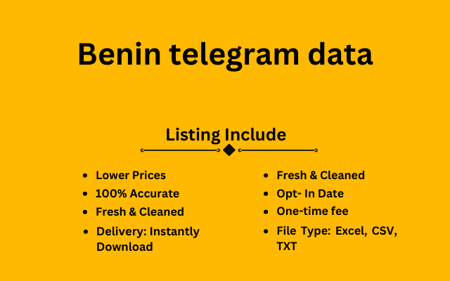 Benin telegram data