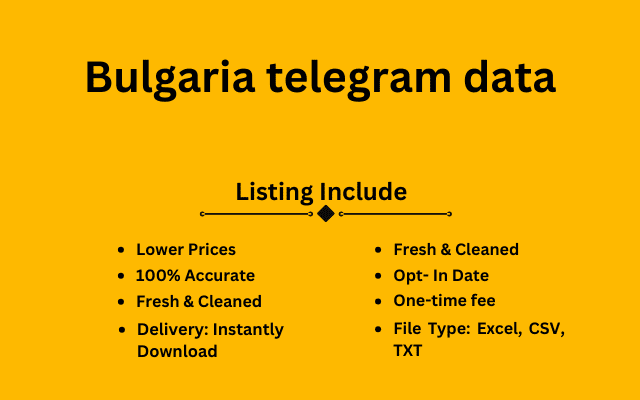 Bulgaria telegram data