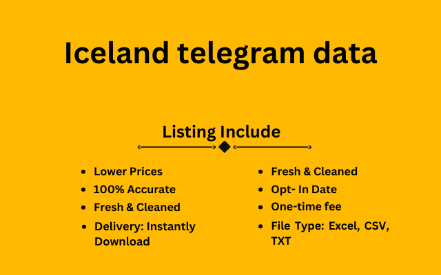 Iceland telegram data