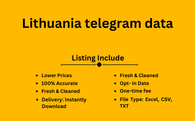 Lithuania telegram data