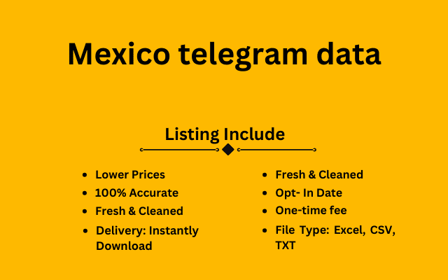 Mexico telegram data