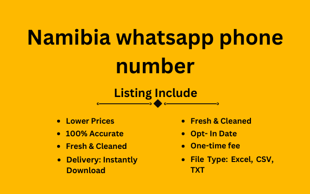 Namibia whatsapp phone number