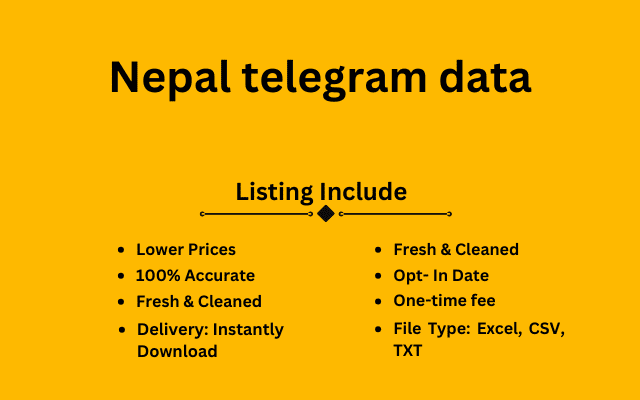 Nepal telegram data