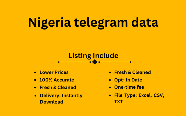 Nigeria telegram data