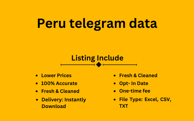 Peru telegram data