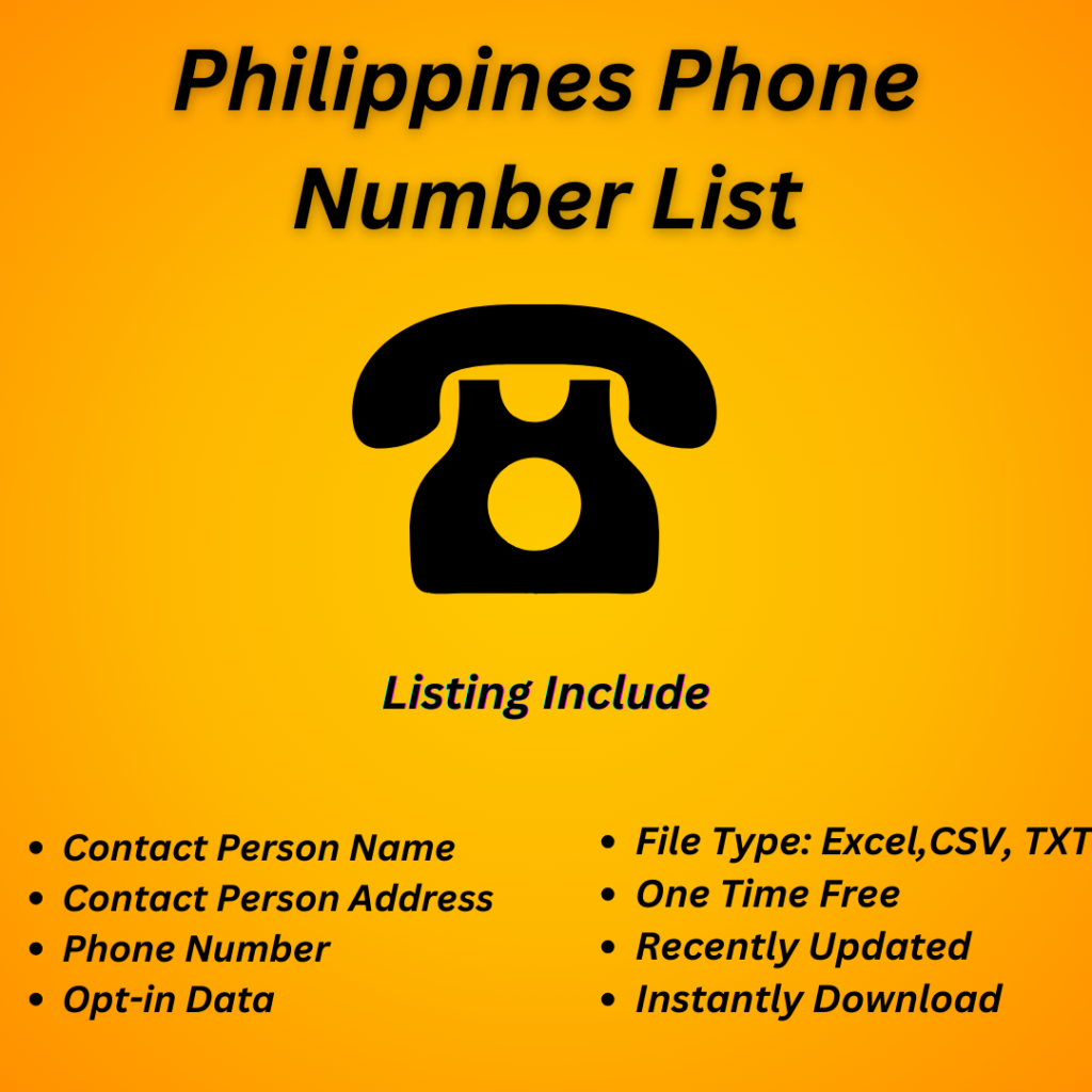 Philippines Phone Number List