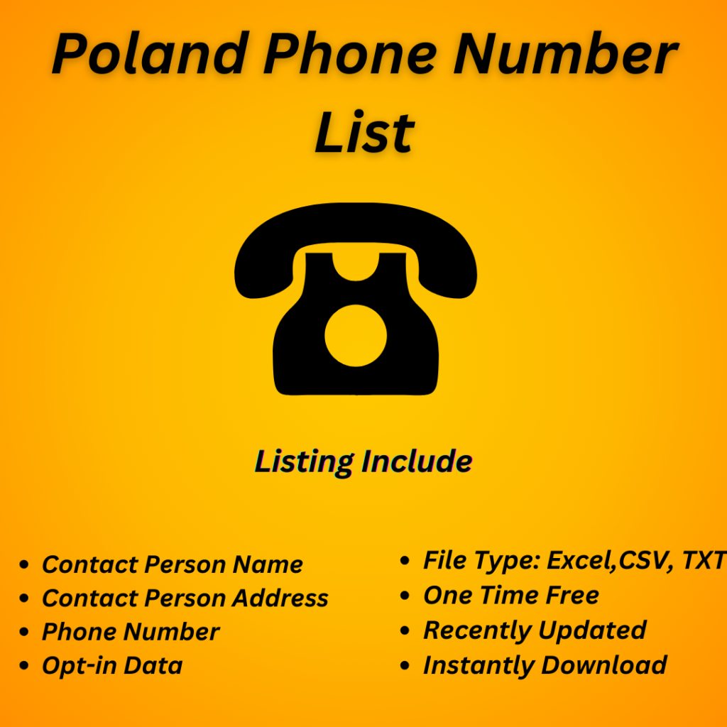 Poland Phone Number List