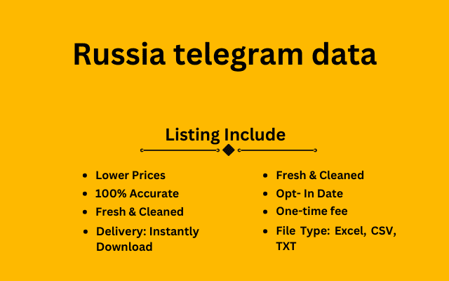 Russia telegram data