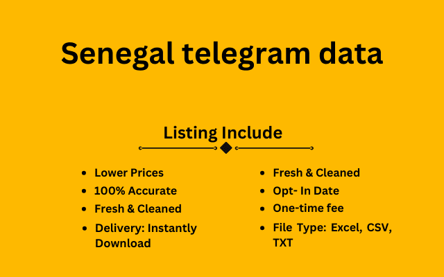 Senegal telegram data